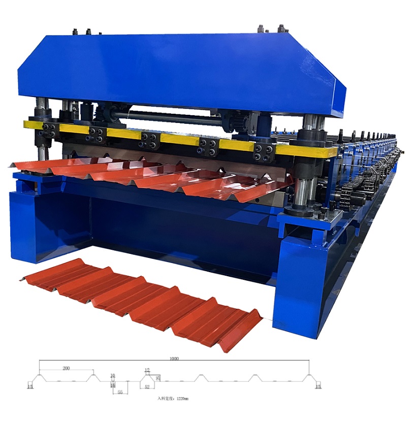 Type S Roofing sheet roll forming machine for Saudi Arabia