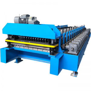 High speed corrugated sheet roll forming machine