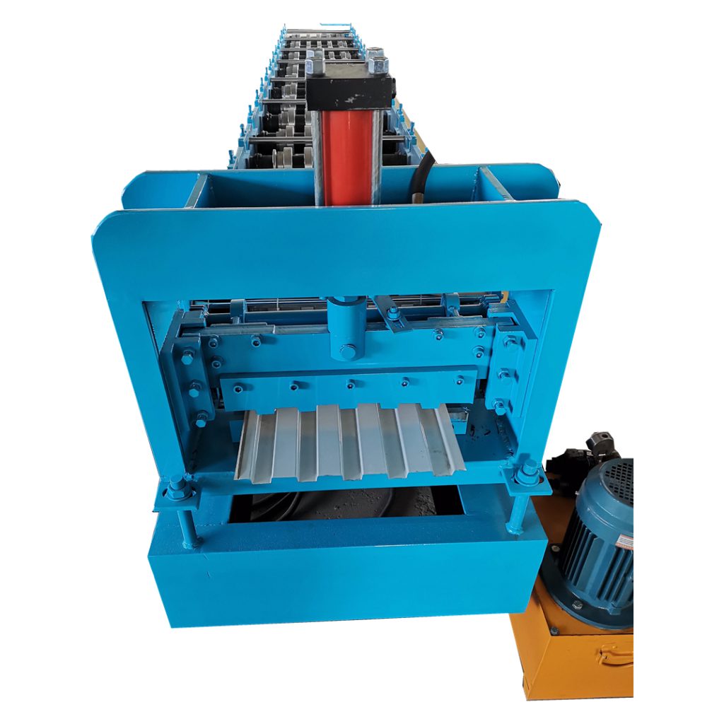 Rolling shutter door forming machine