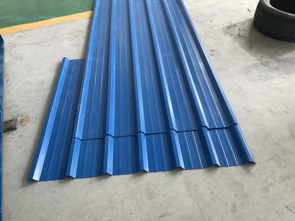 Trapezoidal sheet roll forming machine