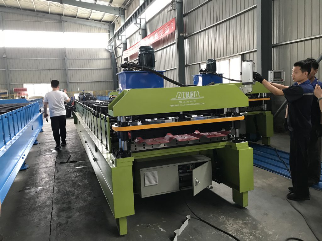 TR4 Trapezoidal Roofing Sheet Roll Forming Machine