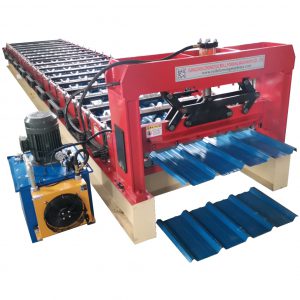 Metal roofing sheet making machine