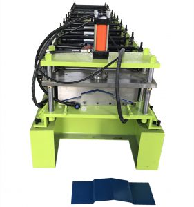 Ridge cap roll forming machine