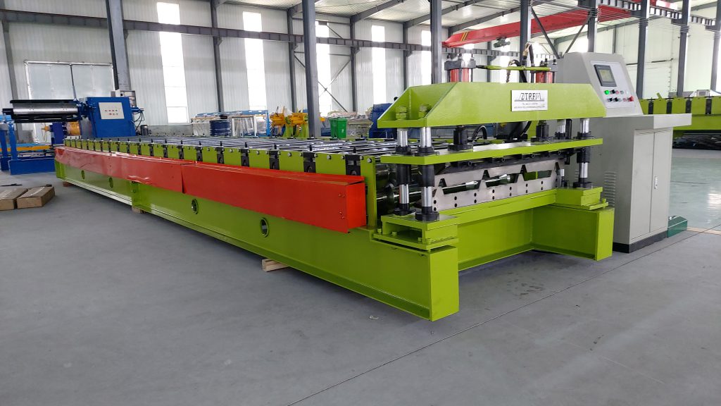 Colored Steel Roofing Sheet Roll Forming Machine