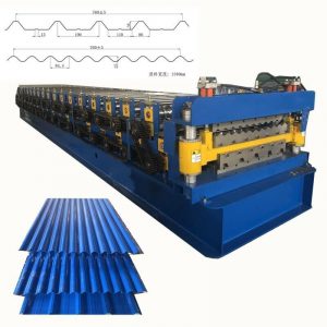 double layer roofing sheet making machine