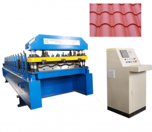 Star tile roll forming machine