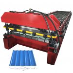 Roofing sheet making machine