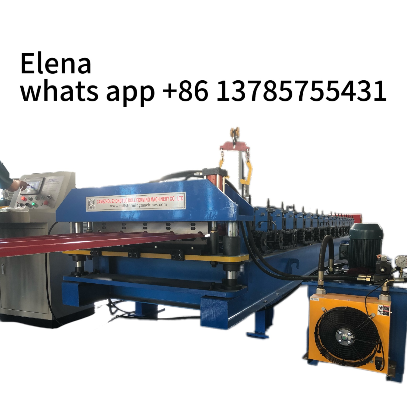 ZTRFM QuanXin Colored Steel Tile Forming Machine - color steel roll ...