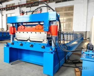 Africa market Portable Metal Roof Standing Seam Profile Roll Forming Line Machine