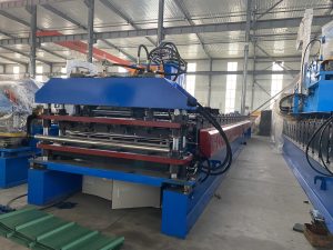 Fully Automatic IBR Roof Machine Trapezoidal Metal Roll Forming Production Line