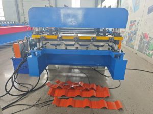 Metal Roof Sheet Trapezoidal  Roll Forming Machine With PLC Control System