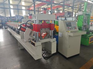 Roofing Panel Steel Glazed Colored  Ridge Cap Roll Forming Machine for Construction