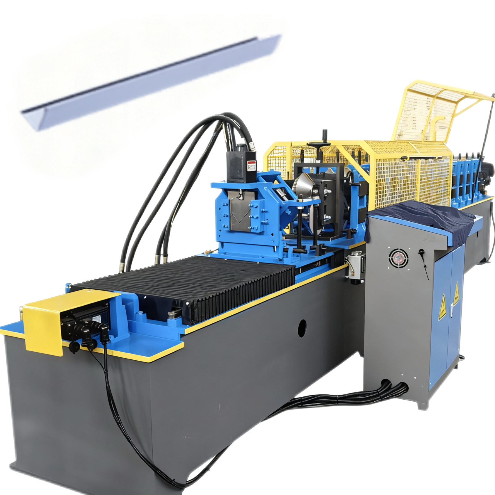 Wall Angle Roll Forming Machine Iron Slotted Angle Beads Making Machine ...