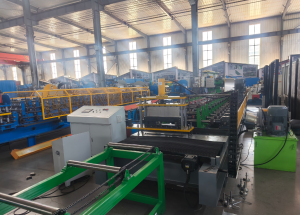 Standing Seam Roof Sheet Roll Forming Machine with Hydraulic Decoiler