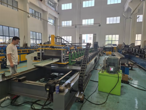 Standing Seam Roof Sheet Roll Forming Machine with Hydraulic Decoiler