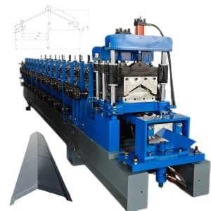 Full Automatic Tile Forming Machine for Steel Roof Ridge Cap Roll Forming